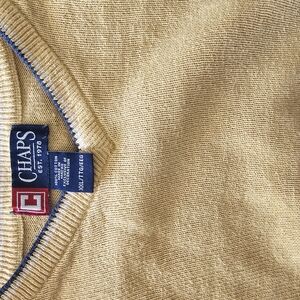 Chaps Men's Crewneck Sweater - Tan